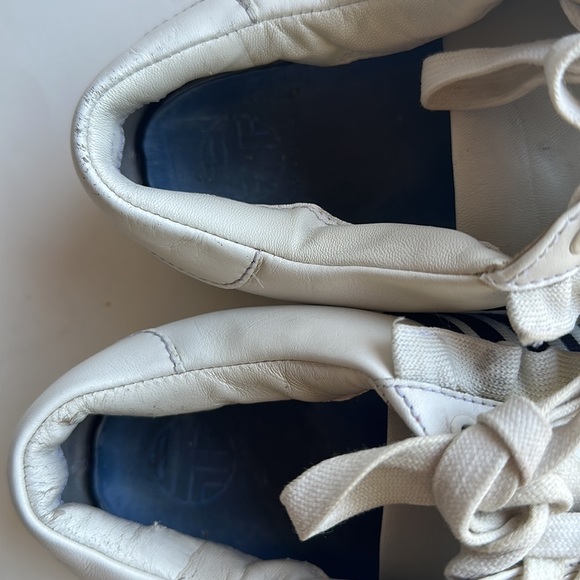 Tory Burch Ruffle Fashion Sneakers, White, 8 M - Picture 12 of 14